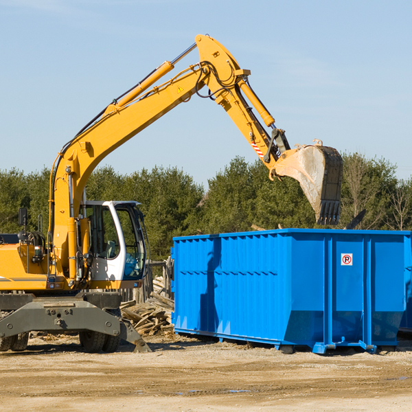 what size residential dumpster rentals are available in St Rosa Minnesota